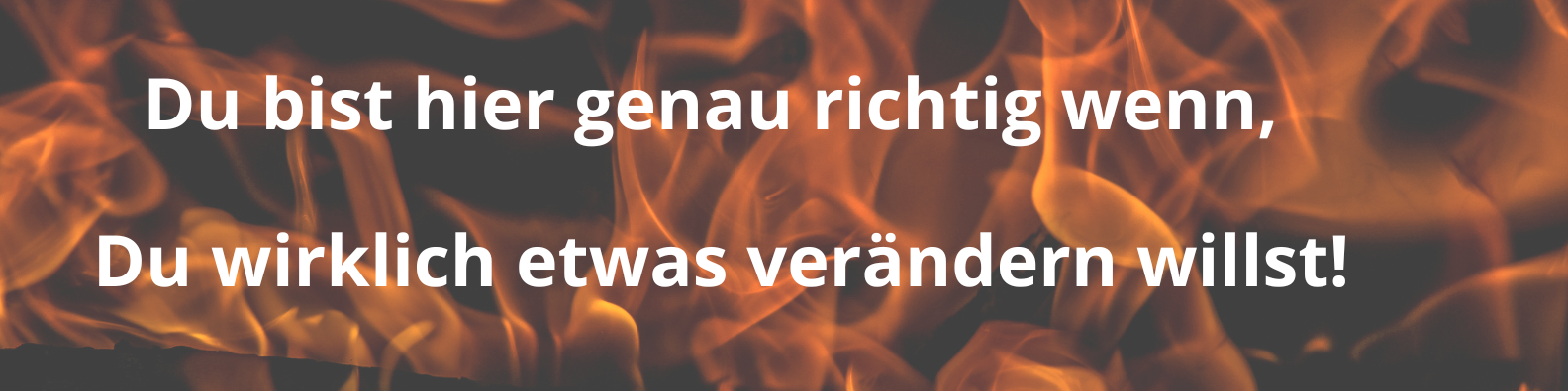 Du bist hier genau richtig wenn,